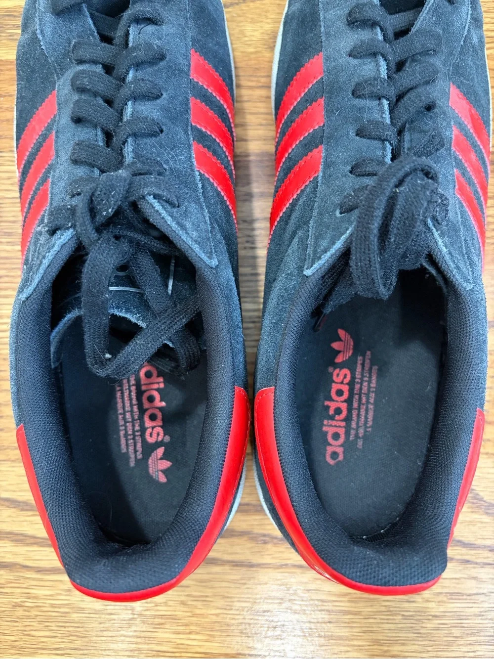 adidas Campus 00s Black/Red Suede Sneakers (15)